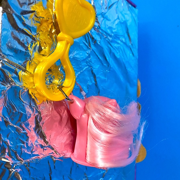 MY LITTLE PONY G3 VTG 2003 PINKIE PIE PONY HEAD CLIP ON POP TOPPERS OR KEYCHAIN - Picture 11 of 11